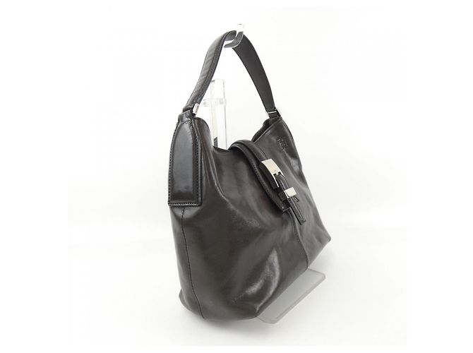 Autre Marque Borsa in pelle Hirofu Marrone - vista 2