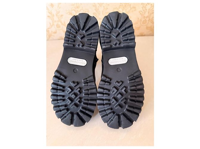 Dolce & Gabbana Lederstiefel schwarz Größe 30 - Ansicht 6