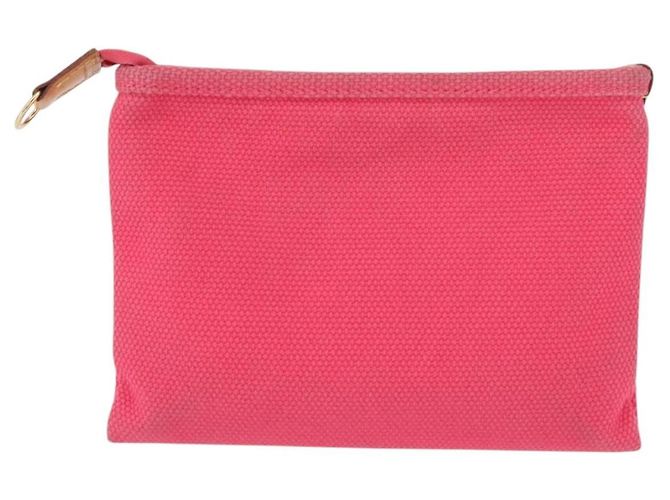 Pochete Antigua em lona Louis Vuitton Rosa - vista 2