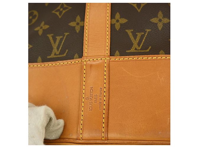 Zaino Randonnee Monogram in Canvas GM Louis Vuitton Marrone - vista 4