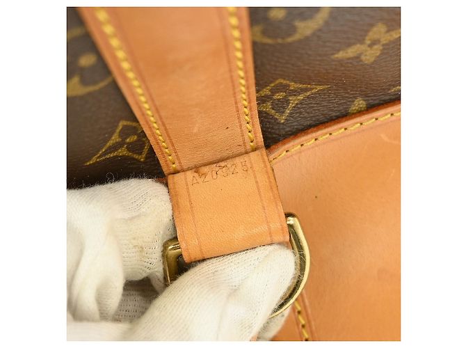 Zaino Randonnee Monogram in Canvas GM Louis Vuitton Marrone - vista 5