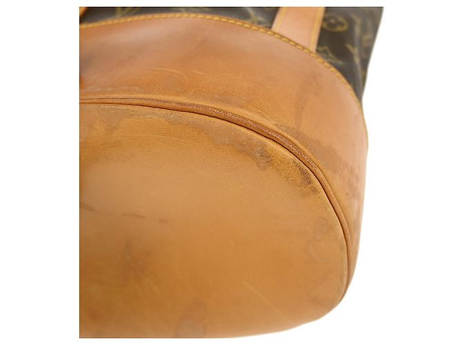 Zaino Randonnee Monogram in Canvas GM Louis Vuitton Marrone - vista 7