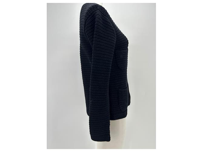 Johnnie Boden Schwarzer Strickcardigan - Ansicht 3