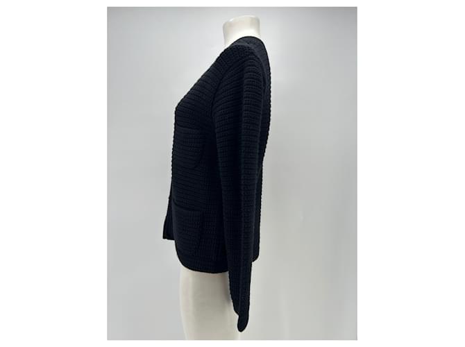 Johnnie Boden Schwarzer Strickcardigan - Ansicht 4
