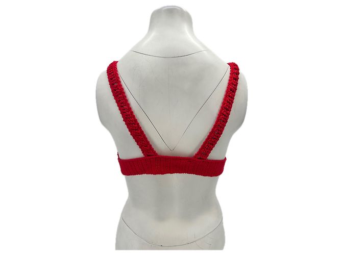 Autre Marque Sujetador de crochet rojo Roja - vista 2