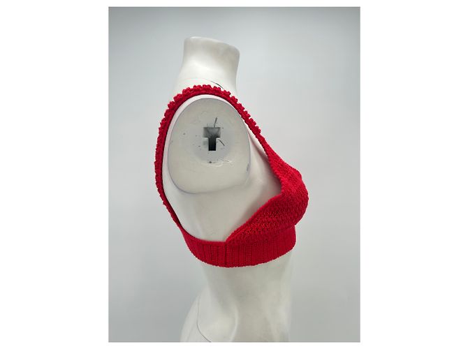 Autre Marque Sujetador de crochet rojo Roja - vista 3