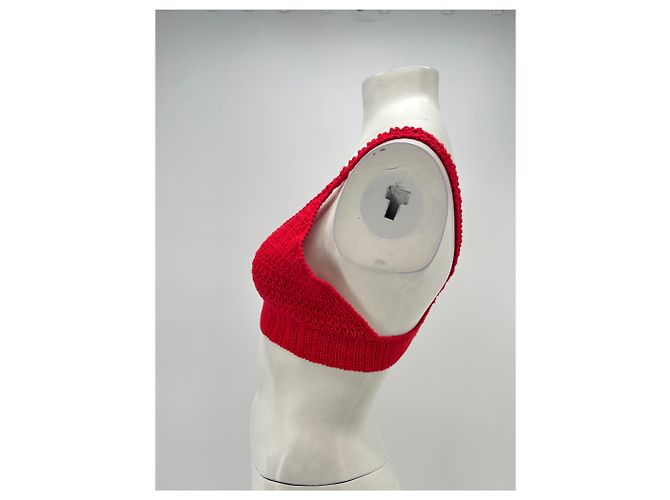 Autre Marque Sujetador de crochet rojo Roja - vista 4