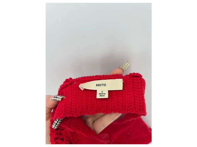 Autre Marque Sujetador de crochet rojo Roja - vista 5