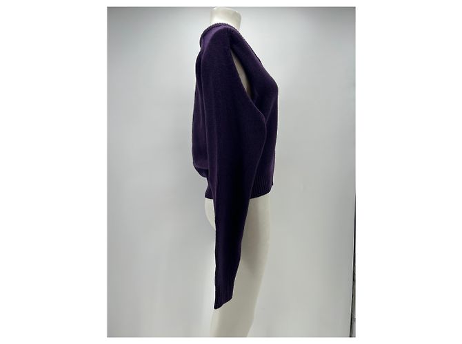 Autre Marque Suéter violeta de cachemira Púrpura - vista 3