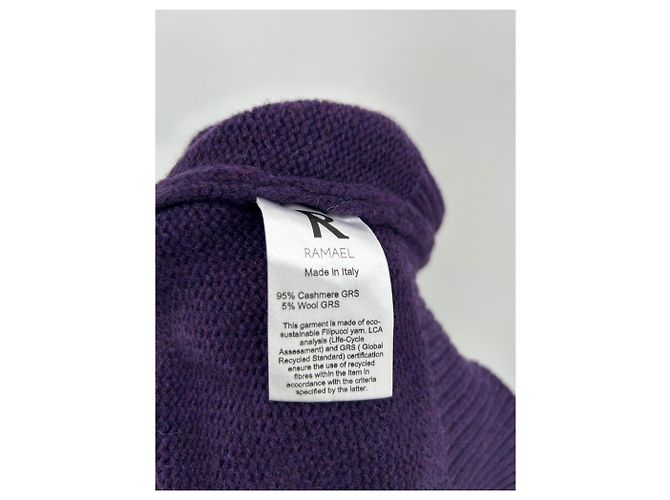 Autre Marque Suéter violeta de cachemira Púrpura - vista 6