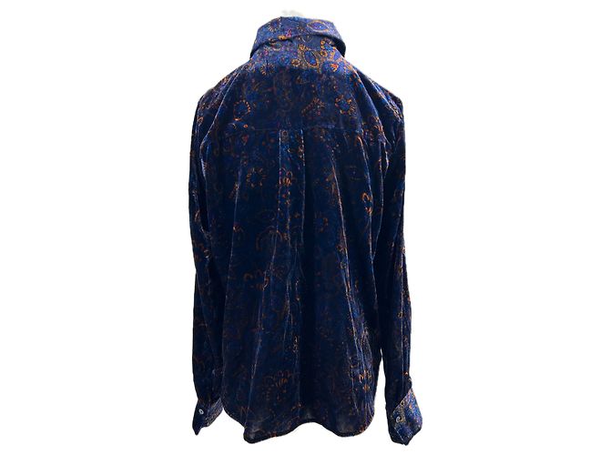 Johnnie Boden Camicia in velluto blu - vista 2