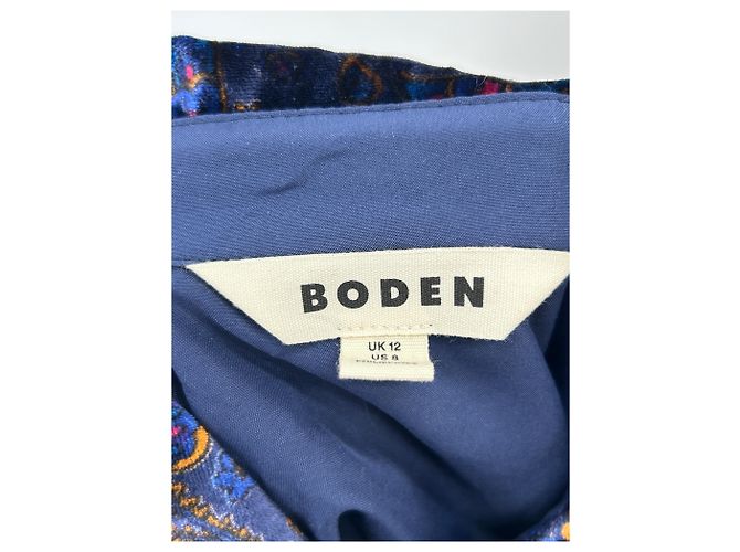 Johnnie Boden Camicia in velluto blu - vista 5