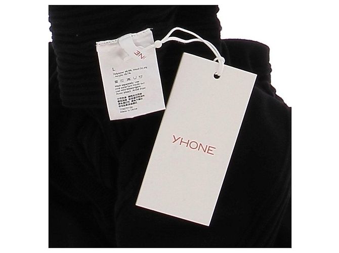 Autre Marque Pull noir YHONE L - vue 5