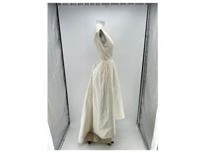 Autre Marque Vestido de novia de encaje blanco Las Maravillosas - vista 3