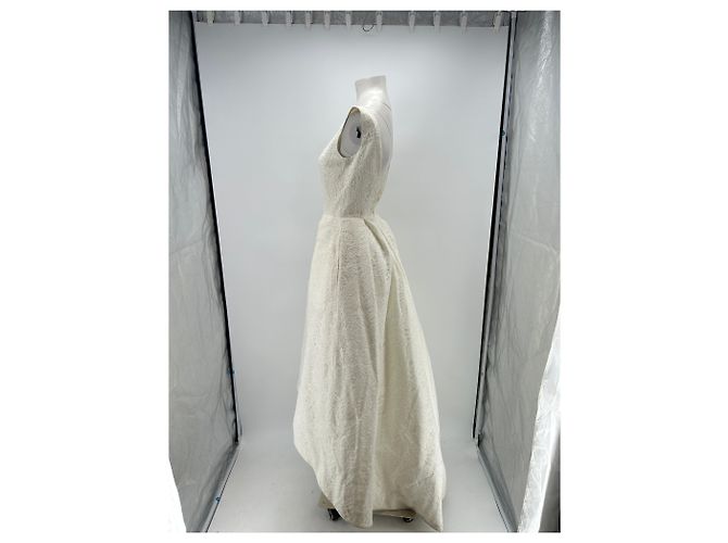 Autre Marque Vestido de novia de encaje blanco Las Maravillosas - vista 4