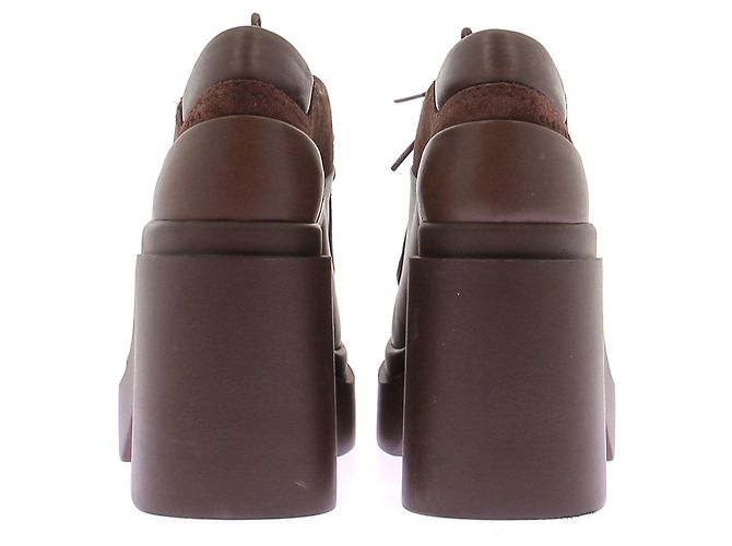 Robert Clergerie Mocassini con piattaforma marroni - vista 5