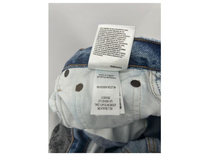 Agolde Jean azul "Twist Low Slung Baggy" - vista 3