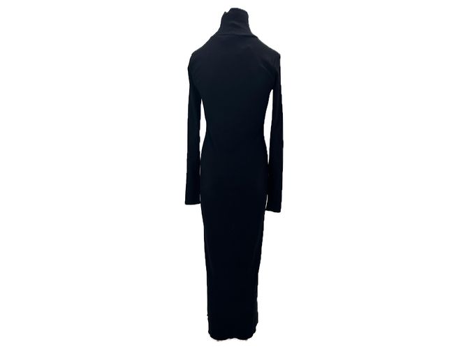 Polo Ralph Lauren Langes schwarzes Kleid mit Wolle - Ansicht 2