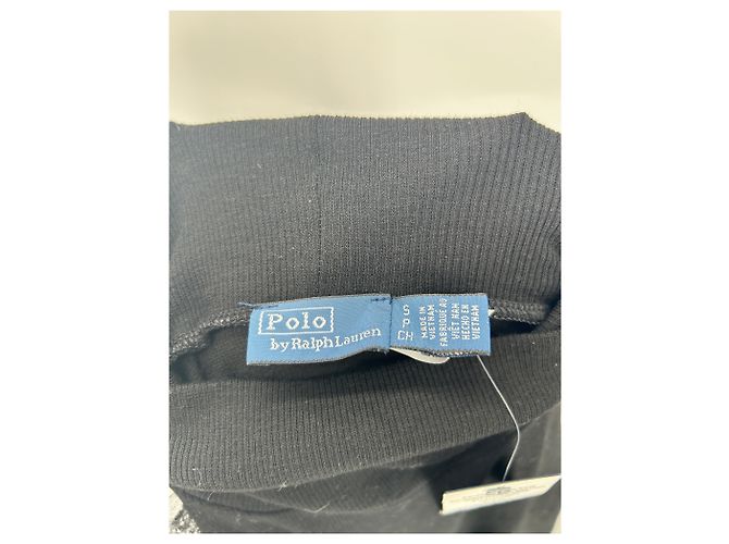 Polo Ralph Lauren Langes schwarzes Kleid mit Wolle - Ansicht 5