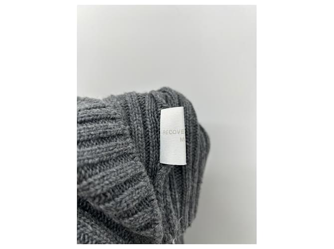 Autre Marque RECOVER MOMENT Grauer Cropped Pullover - Ansicht 5