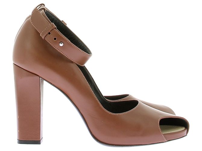 Lemaire Braune Leder-Pumps - Ansicht 2