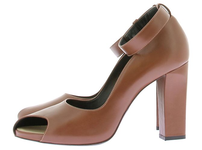 Lemaire Braune Leder-Pumps - Ansicht 3