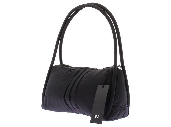Autre Marque Borsa Y-3 nera in poliestere Nero - vista 5