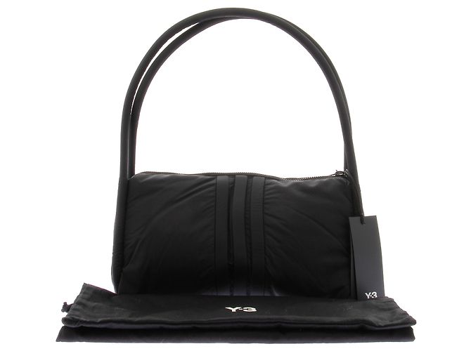 Autre Marque Borsa Y-3 nera in poliestere Nero - vista 8
