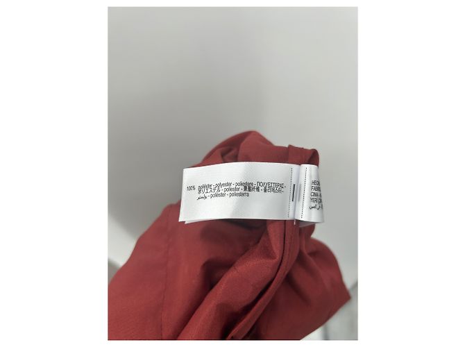 Zara Manteau bordeaux à franges - view 6