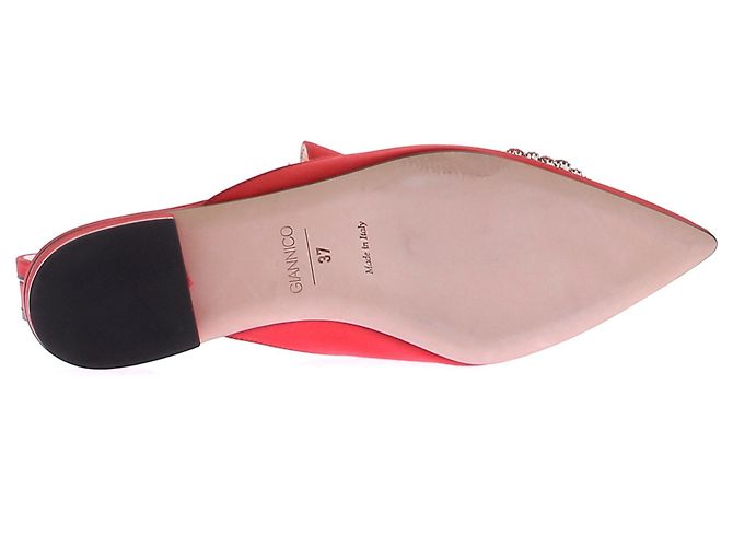 Autre Marque Mule GIANNICO in raso rosso - vista 7