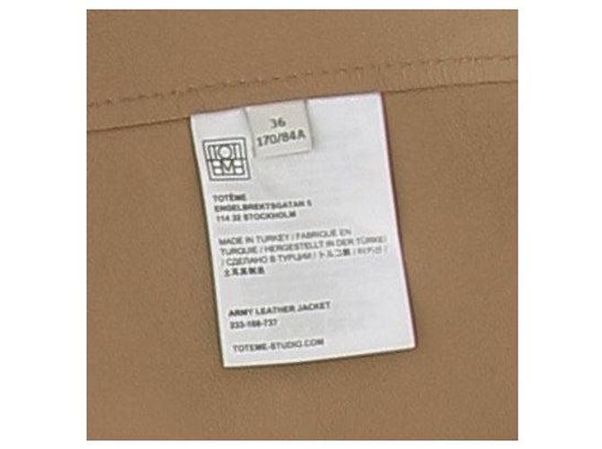 Totême Lederjacke braun - Ansicht 6
