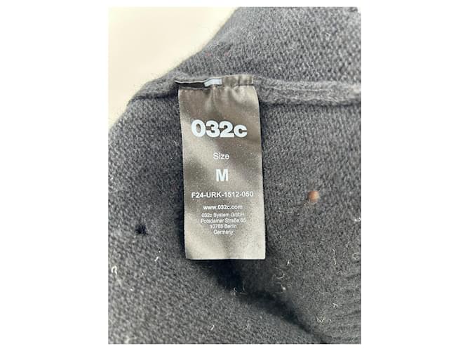 Autre Marque Marineblauer und schwarzer Pullover aus Mohair - Ansicht 7