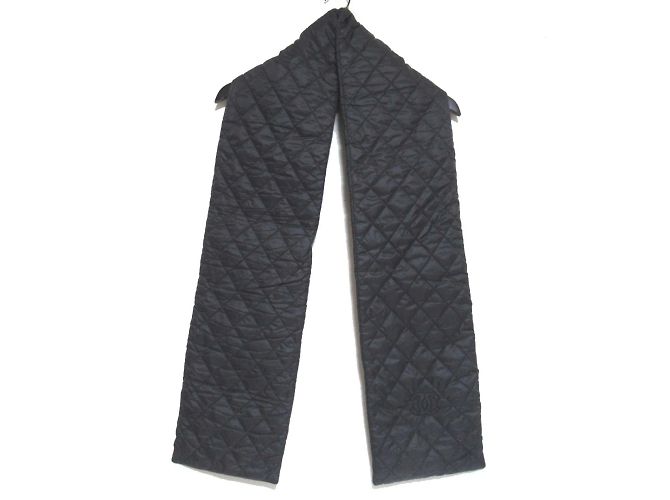 Sciarpa imbottita matelassé Coco Mark di Chanel Nero - vista 2