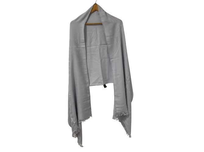 Stola in cashmere e seta New Libris di Hermès Marrone - vista 3