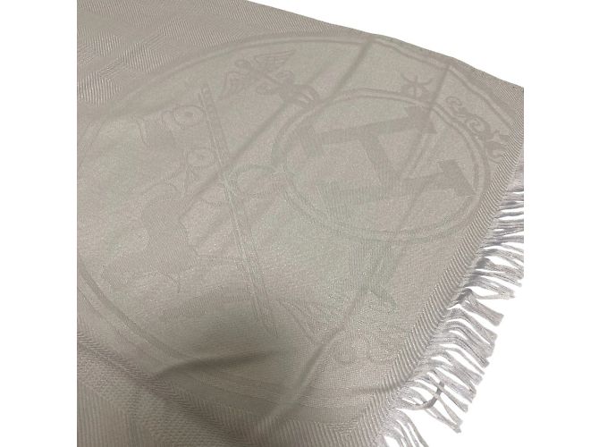 Stola in cashmere e seta New Libris di Hermès Marrone - vista 5