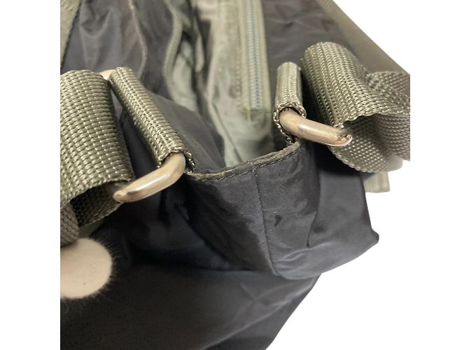 Borsa tote in nylon nero Prada Sport - vista 11
