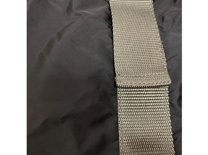 Borsa tote in nylon nero Prada Sport - vista 14