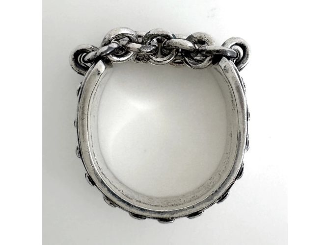 Ring Anello Catena Hermès Messico in Argento 925 - vista 4