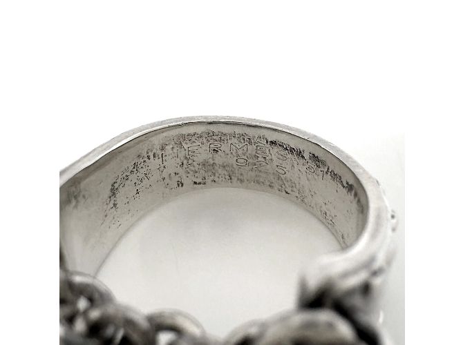 Ring Anello Catena Hermès Messico in Argento 925 - vista 6
