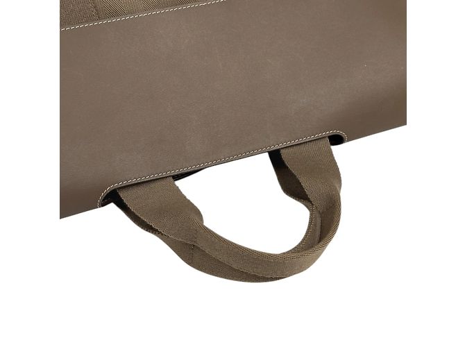 Hermès Valparaiso MM Tote Bag in Etoupe Grau Taupe - Ansicht 9