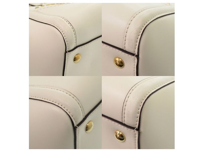 Borsa tote in pelle bianca Salvatore Ferragamo Bianco - vista 8