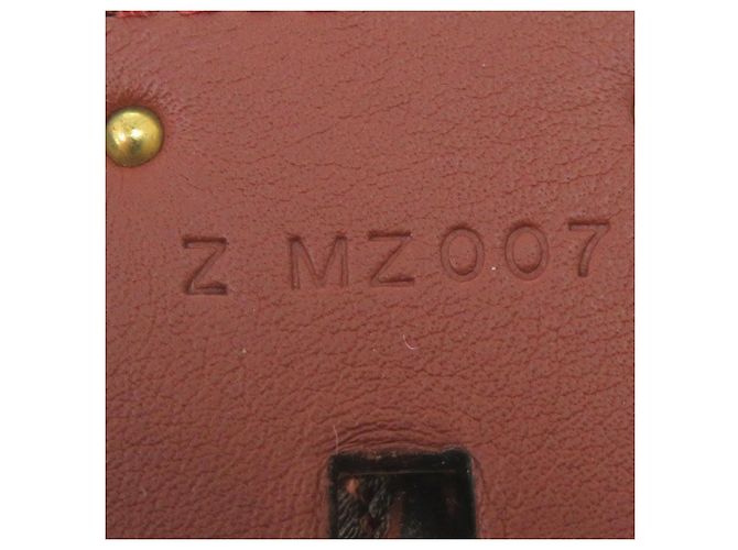 Collana Pendente Hermès O'Kelly GM in Pelle Swift Rouge H Rosso D'oro - vista 6