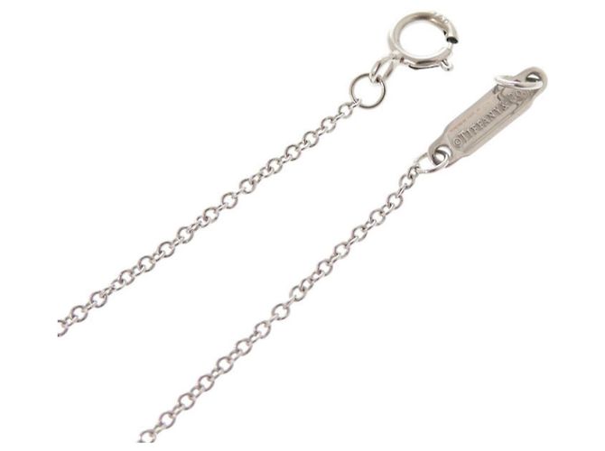 Tiffany & Co Collana Tiffany T Smile Blu D'oro - vista 7