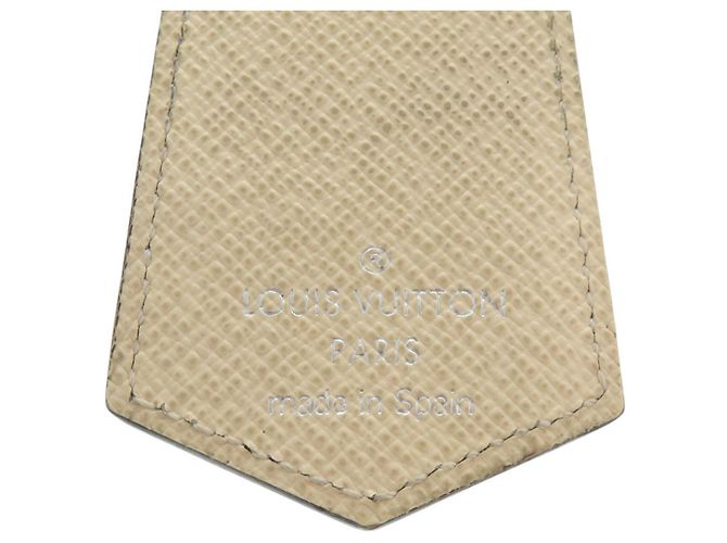 Portachiavi Damier Graphite Louis Vuitton Nero Argento - vista 3