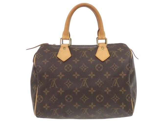 Borsa a mano Louis Vuitton Speedy 25 Monogram Marrone Monogramma - vista 2