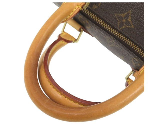 Borsa a mano Louis Vuitton Speedy 25 Monogram Marrone Monogramma - vista 7