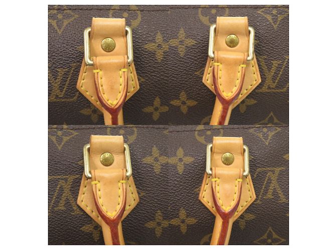 Borsa a mano Louis Vuitton Speedy 25 Monogram Marrone Monogramma - vista 8