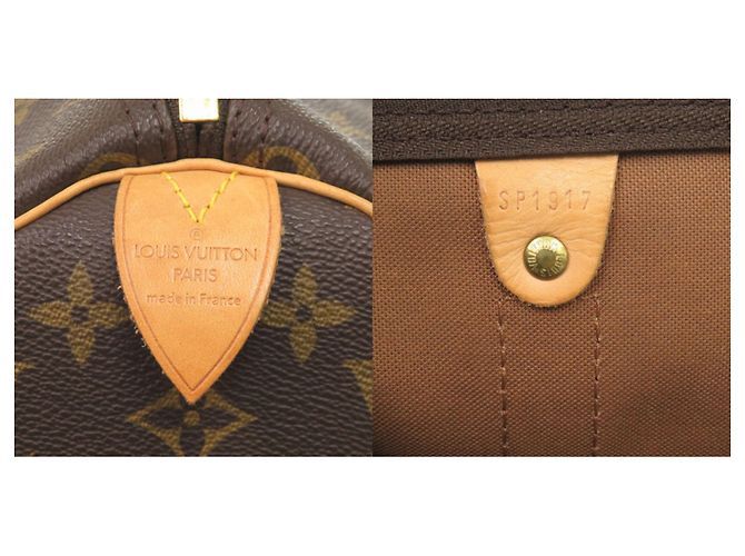 Borsa Boston Keepall 45 Monogram Louis Vuitton Marrone Monogramma - vista 10