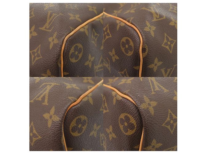 Borsa Boston Keepall 45 Monogram Louis Vuitton Marrone Monogramma - vista 4