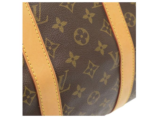 Borsa Boston Keepall 45 Monogram Louis Vuitton Marrone Monogramma - vista 8